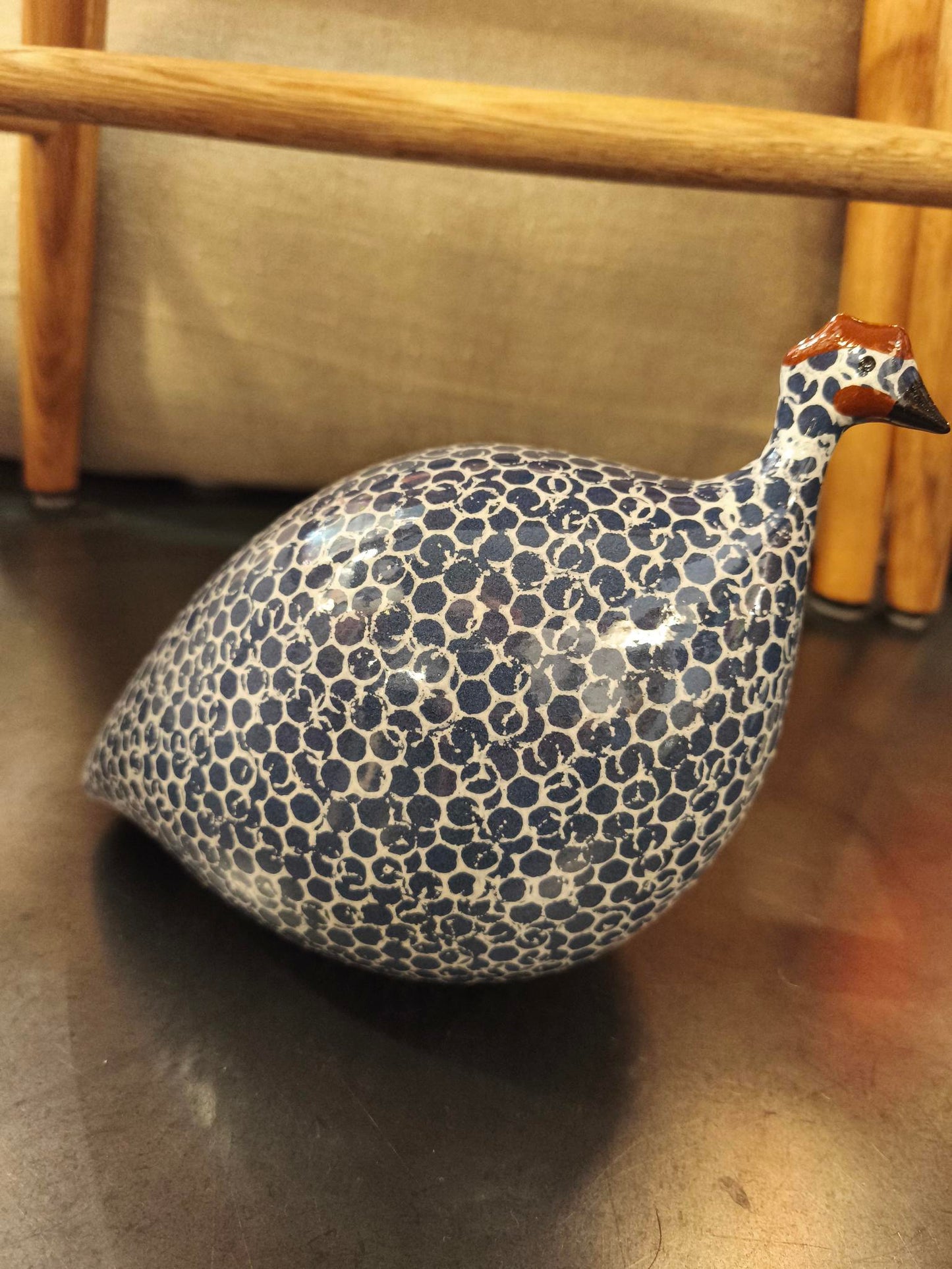 Pintade en céramique de Lussan - petit modèle