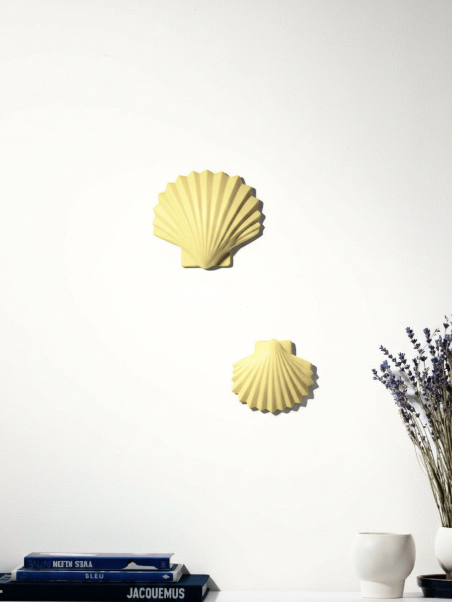 Coquillage Calypso jaune citrus Monochromic
