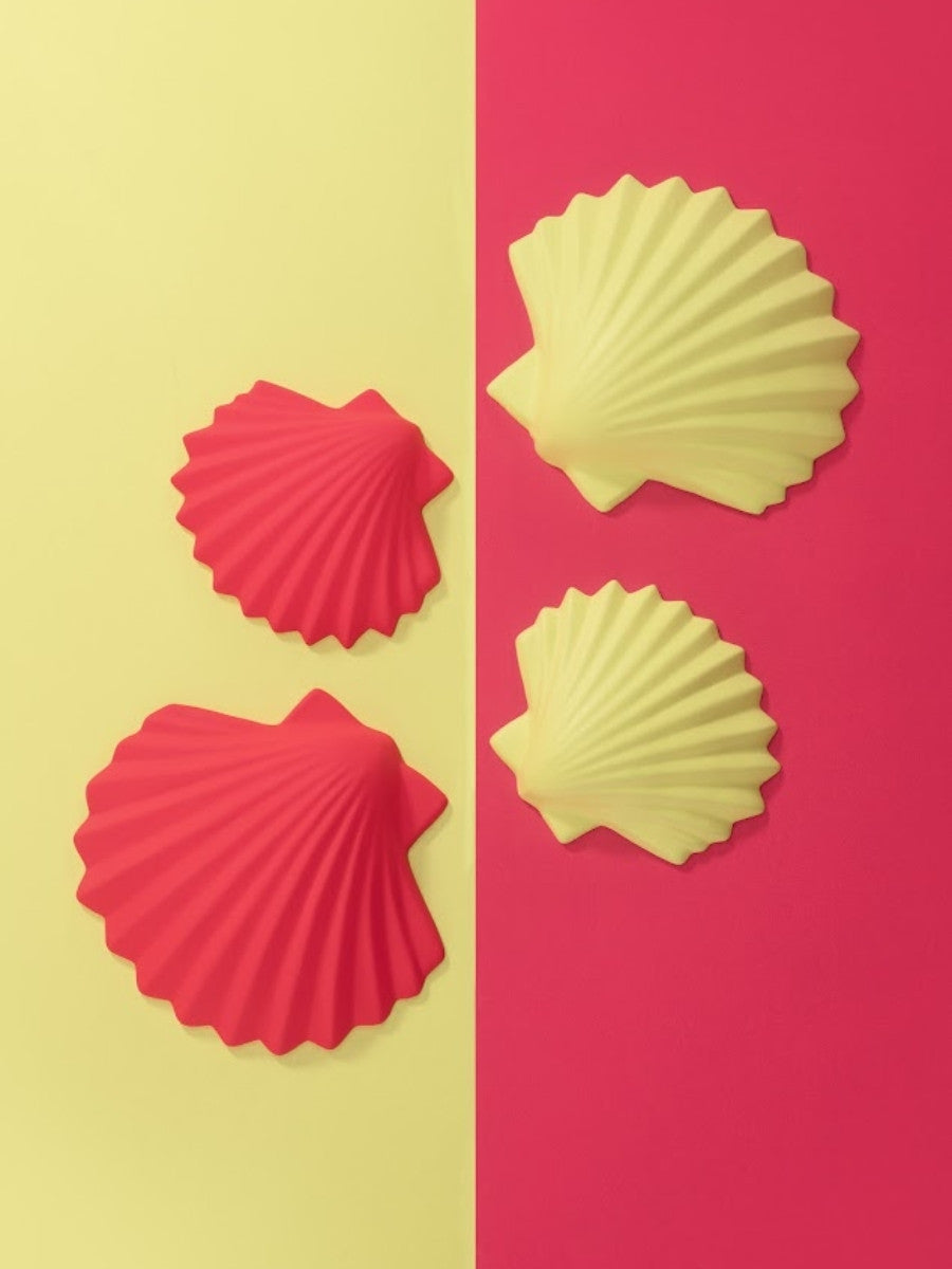Coquillage Calypso jaune citrus Monochromic