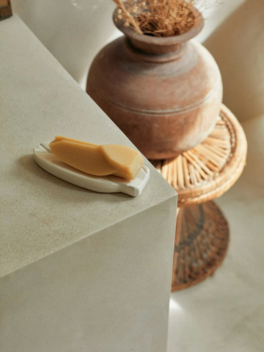 Porte savon cigale céramique Monochromic