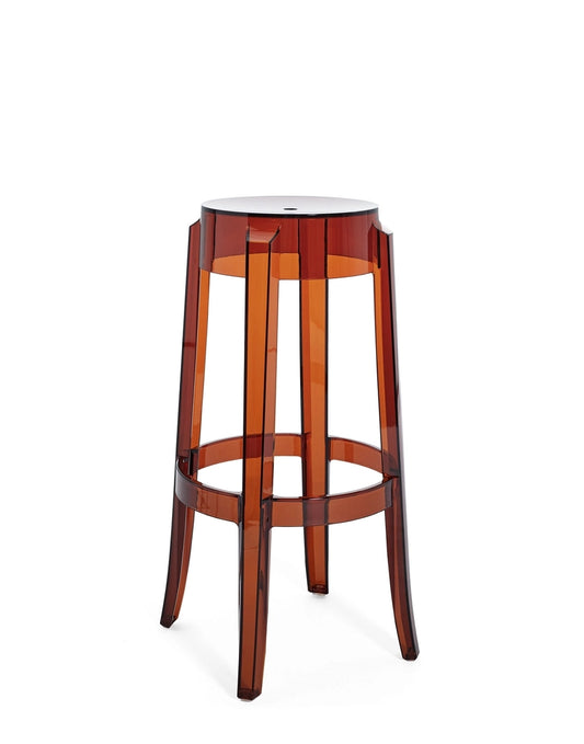 Tabouret Ghost h75 Ambre Kartell