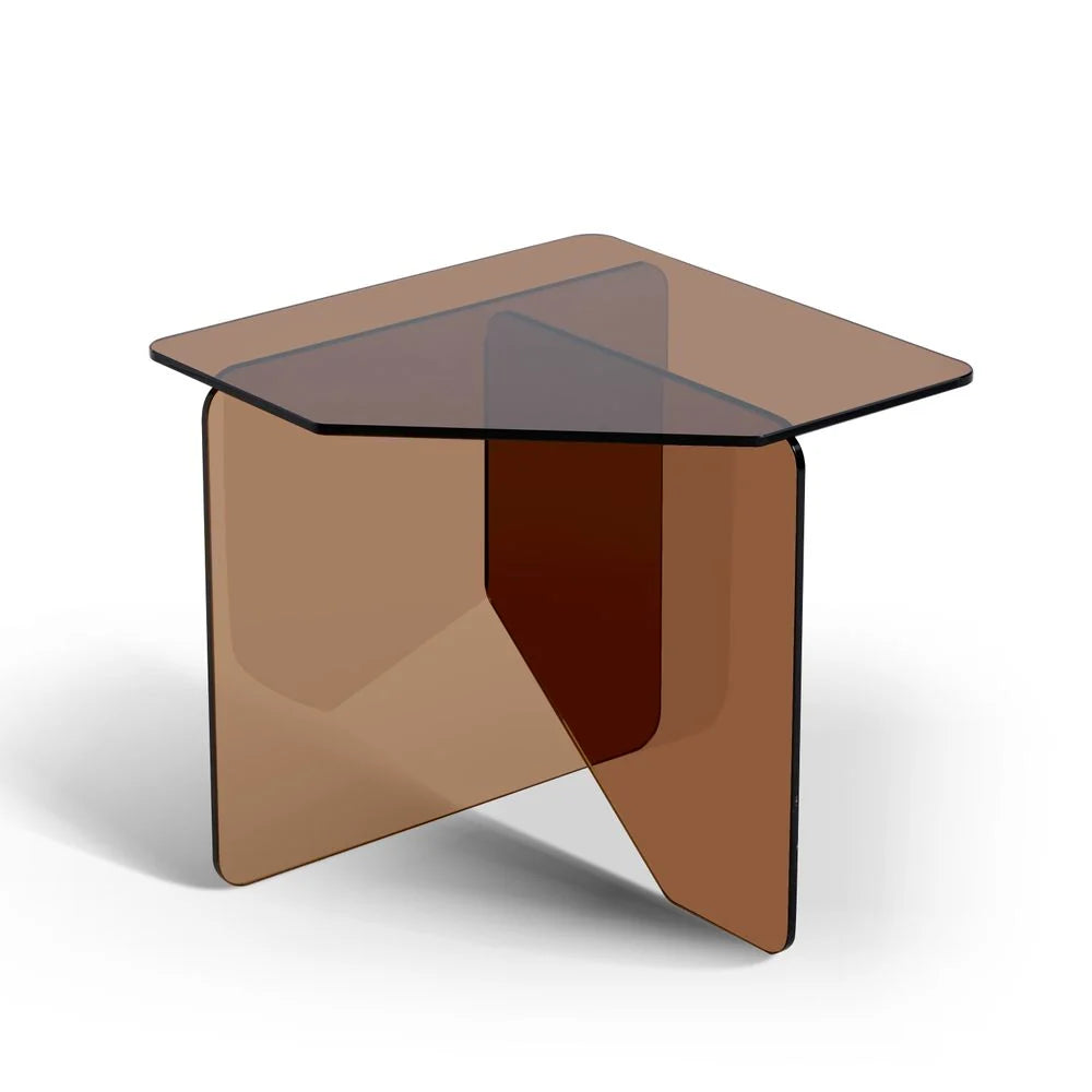Table basse et bout de canapé verre trempé Zago