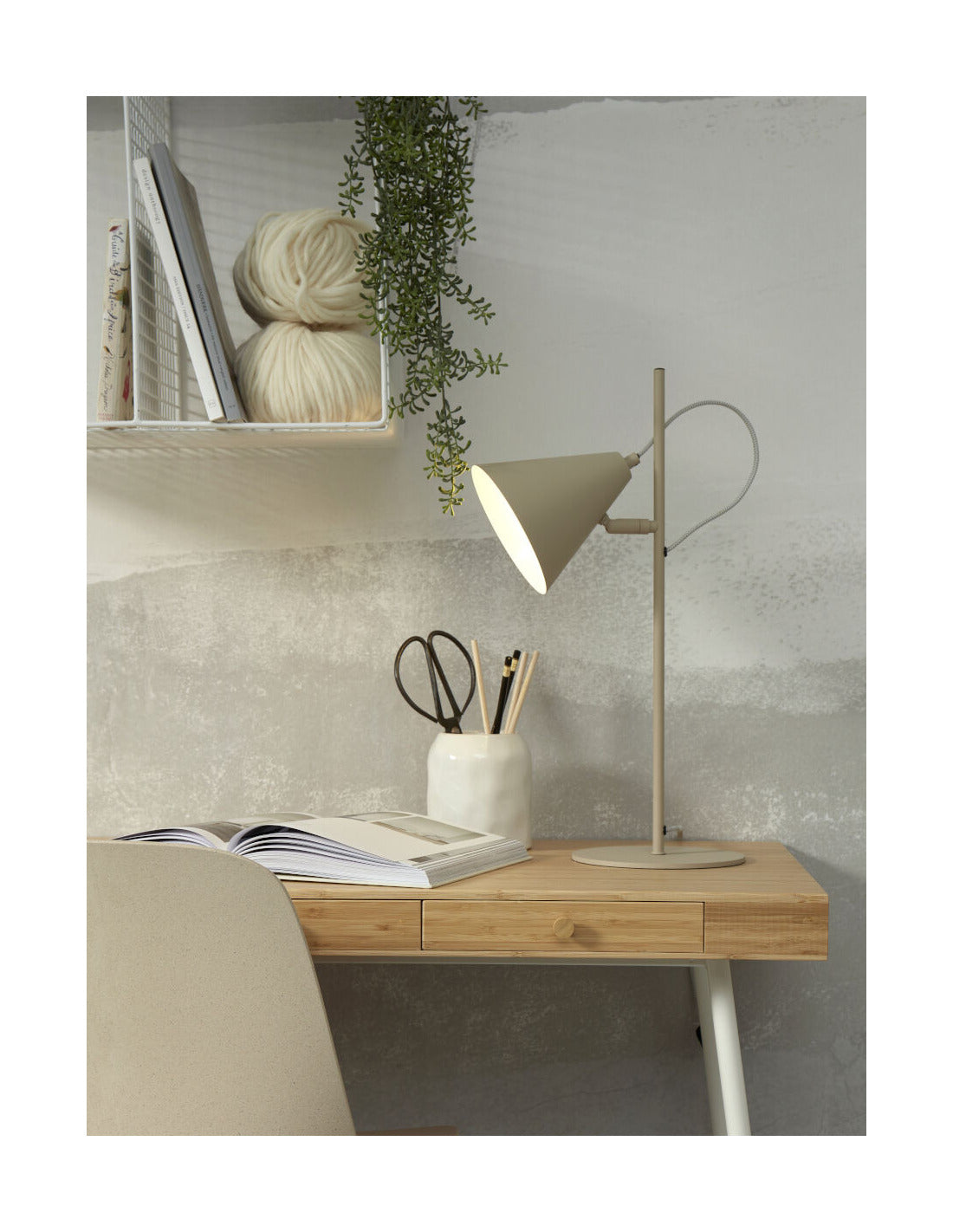 Lampe de table Lisbonne beige It's about Romi