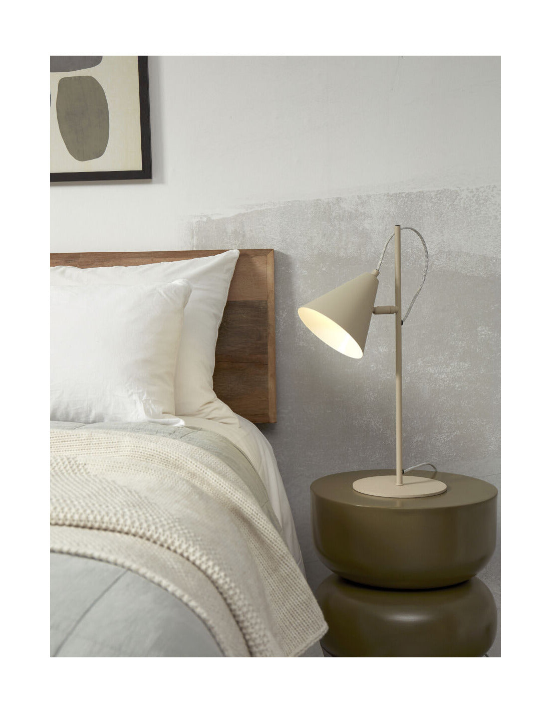 Lampe de table Lisbonne beige It's about Romi