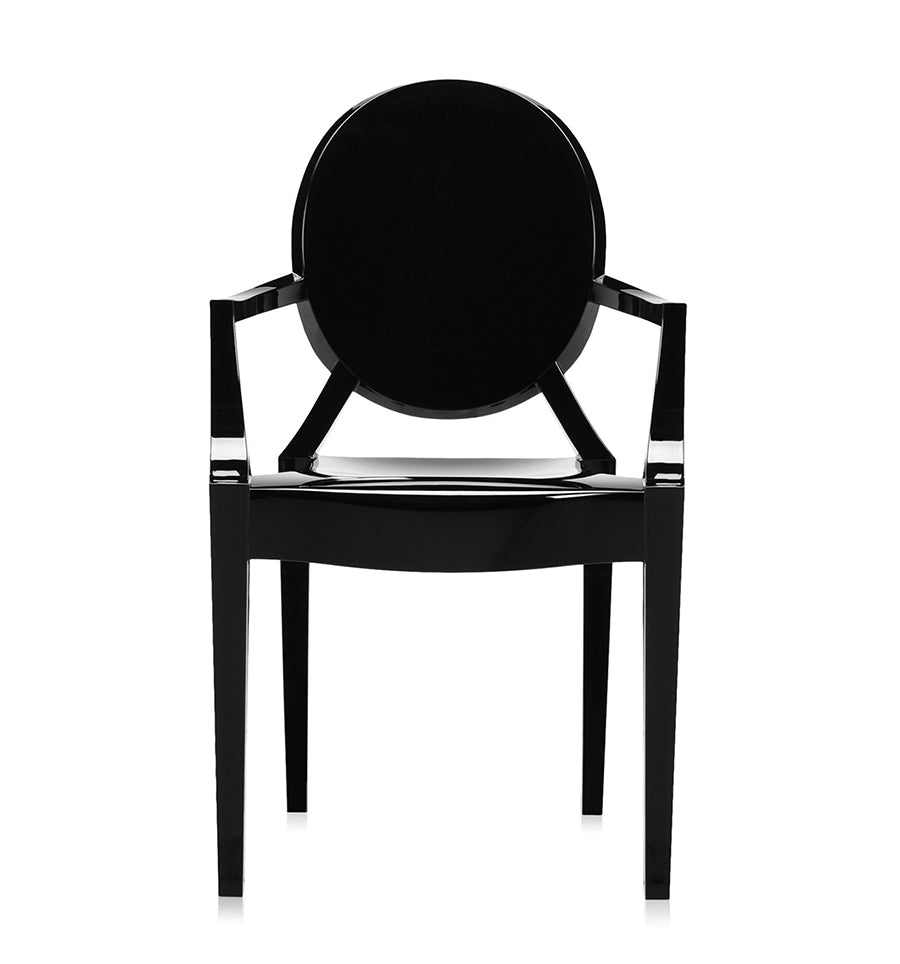 Loulou Ghost Noir brillant Kartell