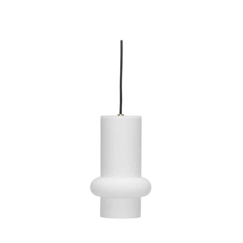 Pendentif Pilule blanc mat
