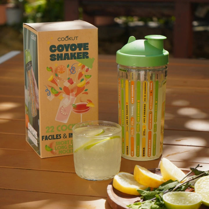 Coyote Shaker à cocktails & mocktails Cookut