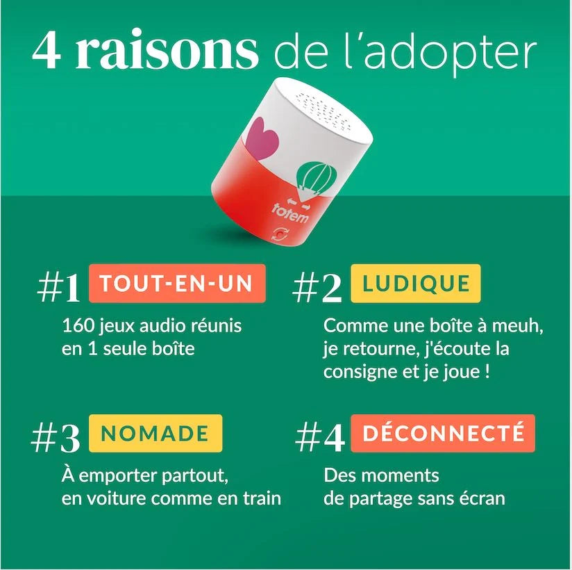Totem La boîte à jeux pour s'amuser loin des écrans Morphée
